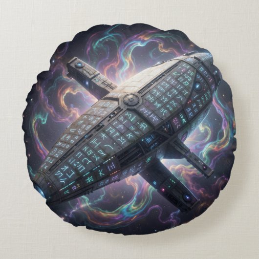 Sternenpfad – Reise durch das Universum´7 Rond Kussen (Voorkant)