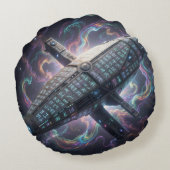 Sternenpfad – Reise durch das Universum´7 Rond Kussen (Achterkant)