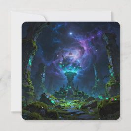 Sternenpfad – Reise durch das Universum Feestdagenkaart