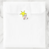 Sternenschaf Ronde Sticker (Tas)