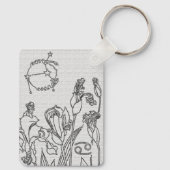 Sternzeichen Krebs Sleutelhanger (Achterkant)