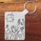 Sternzeichen Krebs Sleutelhanger (Achterkant)