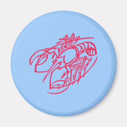 Sternzeichen Krebs zodiac sign Cancer Magneet (Voorkant)