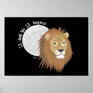 Sternzeichen - Poster Löwe