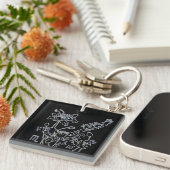 Sternzeichen Skorpion Sleutelhanger (Voorkant Rechts)