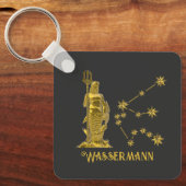 Sternzeichen Wassermann - Sleutelhanger (Voorkant)