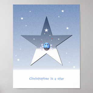 Sterposter voor kinderen poster