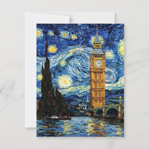 Sterre Nachten Big Ben Londen Engeland RSVP Kaartje