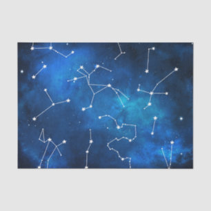 Sterrekaart Sterrenbeeld Astronomie Liefhebber Tissuepapier