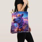 Sterren Aad Stripes met ZEBRA ZANZIBAR Draagtas (Dichtbij)