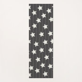 Sterren boven strepen grijs yogamat (Voorkant)