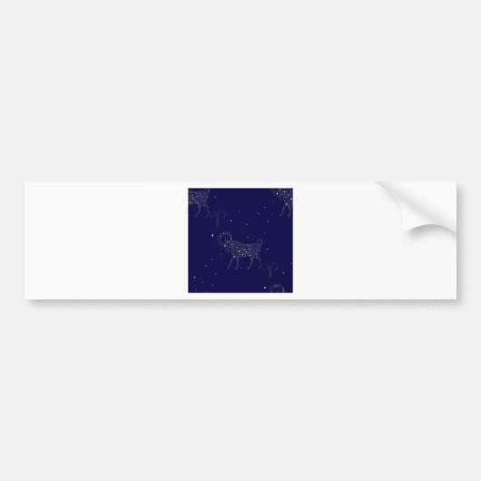 sterren bumpersticker (Voorkant)