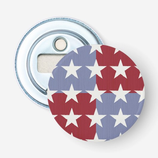 Sterren Button Flesopener (Voorkant)