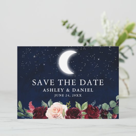 Sterren de datum bewaren save the date (Staand voorkant)