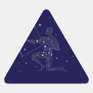 sterren driehoek sticker