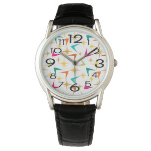 Sterren en boommerangs horloge