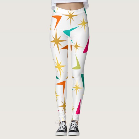 Sterren en boommerangs leggings (Voorkant)