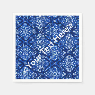 Sterren en de Blauwe Gepersonaliseerde Servetten