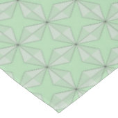 Sterren en diamanten groen tafelkleed (Gekanteld)