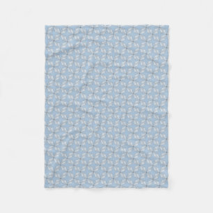 Sterren en diamanten patroon Blauw Fleece Deken
