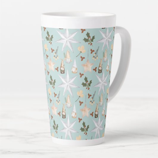 Sterren en gnomen latte mok (Rechterhoek)