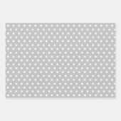 Sterren en hart op zwart en wit inpakpapier vel (Voorkant 3)