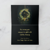 Sterren en krans vakantie Kaart (Binnen)