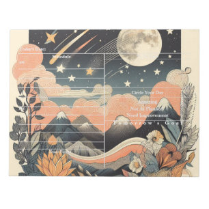 Sterren en Maan Mooie Decoratieve notitieblokken