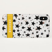 sterren en ruimtevaart - astronomisch patroon Case-Mate iPhone case (Achterkant (horizontaal))