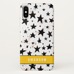sterren en ruimtevaart - astronomisch patroon iPhone x hoesje