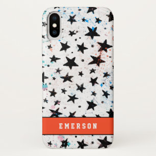 sterren en ruimtevaart - astronomisch patroon iPhone x hoesje