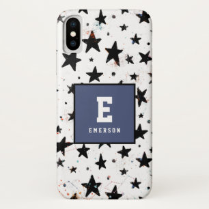 sterren en ruimtevaart - astronomisch patroon iPhone x hoesje