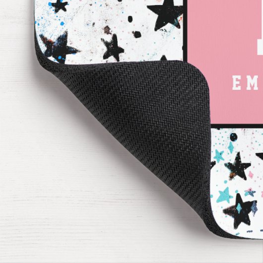 sterren en ruimtevaart - astronomisch patroon muismat (Hoek)