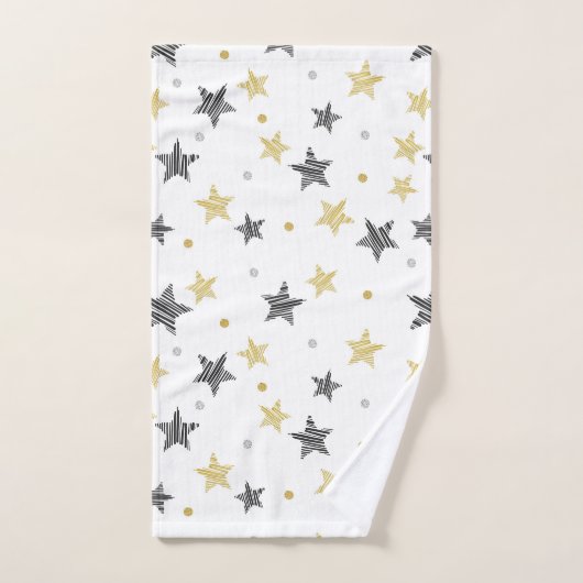 Sterren en Stippen Bad Handdoek (Handdoek)