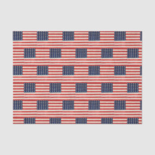  sterren en strepen Amerikaanse vlag Tissuepapier
