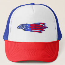 Sterren en strepen Eagle Trucker Hoed