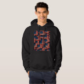 Sterren en strepen hoodie (Voorkant volledig)