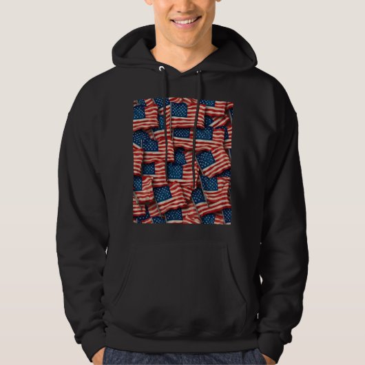 Sterren en strepen hoodie (Voorkant)