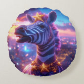 Sterren en strepen met Zebra Zanzibar rond kussen (Voorkant)