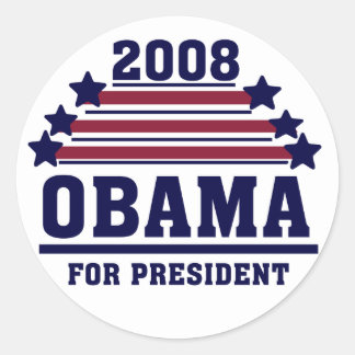 Sterren en strepen Obama Sticker