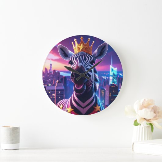 Sterren en strepen Zebra Zanzibar Grote Klok (Huis)