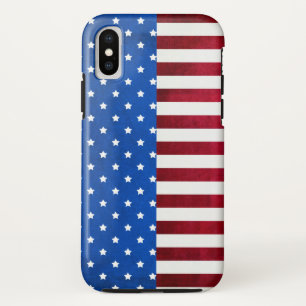 Sterren en Stripes-Amerikaanse vlag van Shirley Ta iPhone X Hoesje