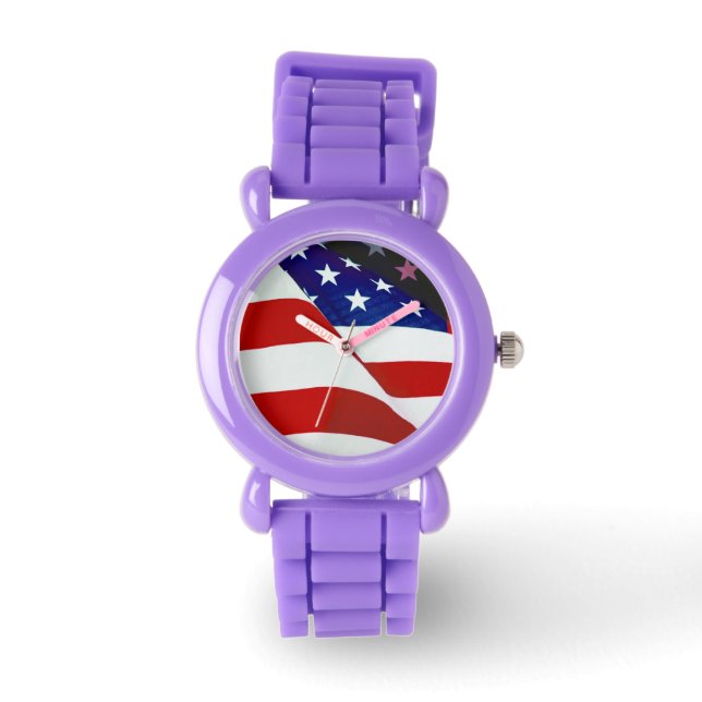 Sterren en stripes horloge (Voorkant)