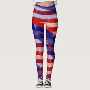 Sterren en stripes leggings