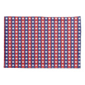 Sterren en Stripes Rood wit en blauw Kussensloop (Achterkant)