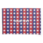 Sterren en Stripes Rood wit en blauw Kussensloop (Voorkant)