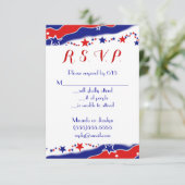 Sterren en Stripes RSVP (Staand voorkant)