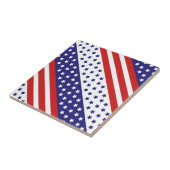 Sterren en stripes tegeltje (Zijkant)