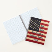  sterren en strips Amerikaanse vlag Notitieboek (Binnen)