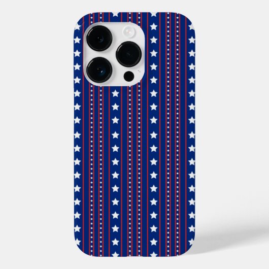 Sterren en strips Case-Mate iPhone case (Achterkant)